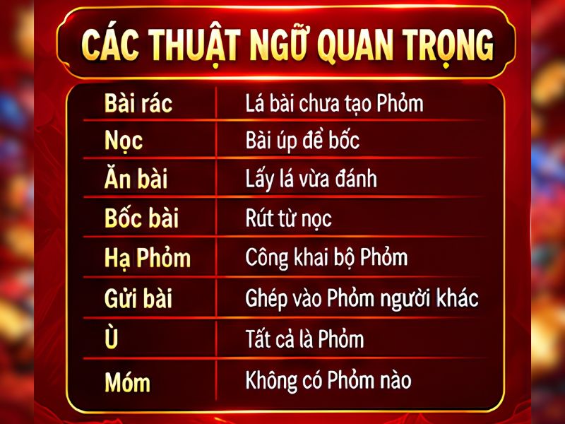 Các thuật ngữ cần biết