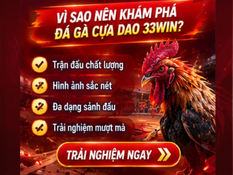 Vì Sao Nên Khám Phá Đá Gà Cựa Dao 33WIN